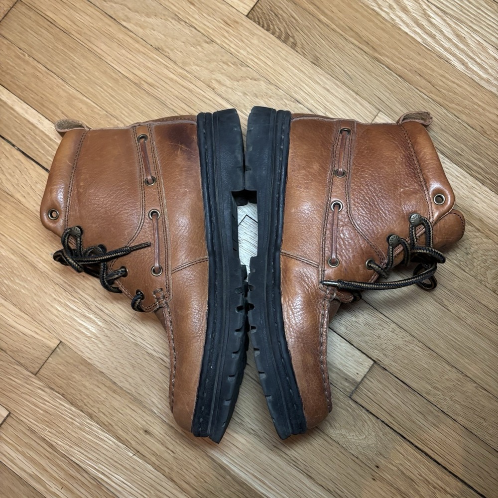 Wolverine Moc-Toe Chukka Shoe Men's 7 Brown Work boots Durable‎ Leather Lace Up - Picture 7 of 13